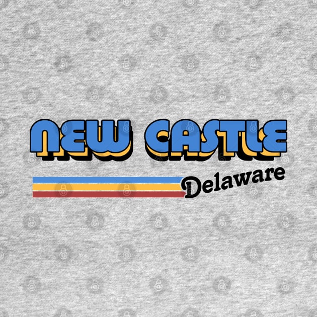 New Castle, Delaware / / Retro Style Design by DankFutura